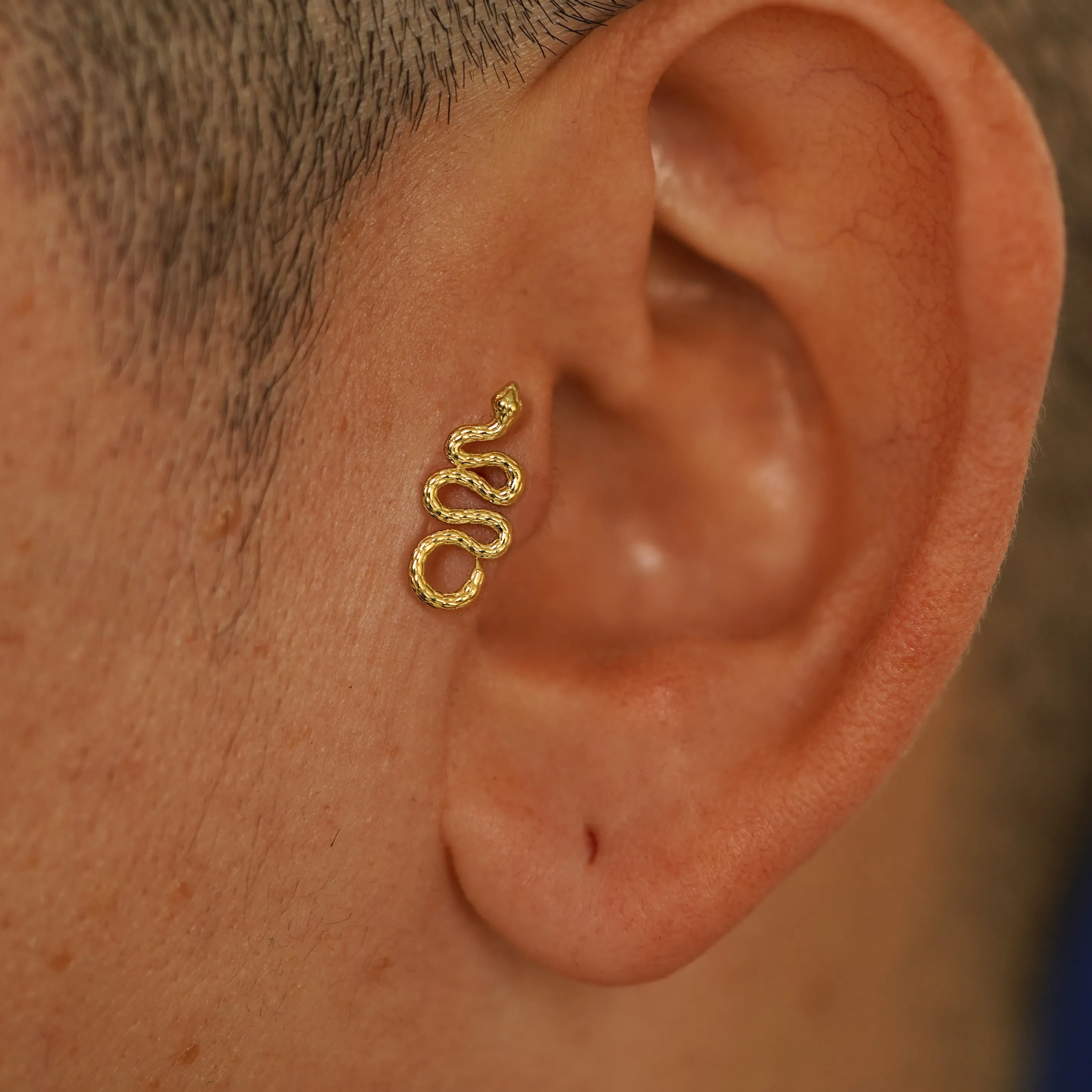 Snake Flatback Piercing