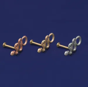 Snake Flatback Piercing