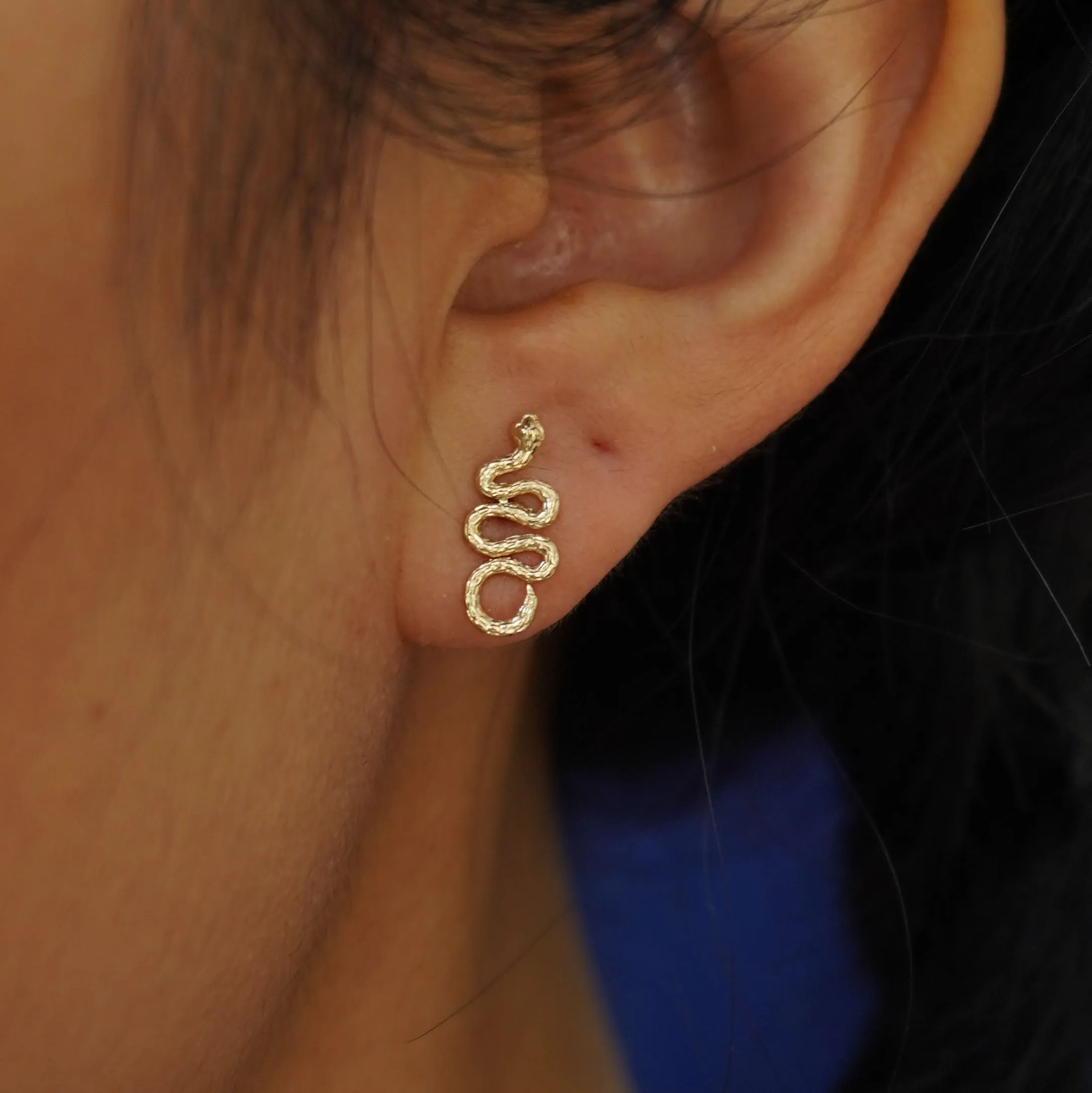Snake Flatback Piercing