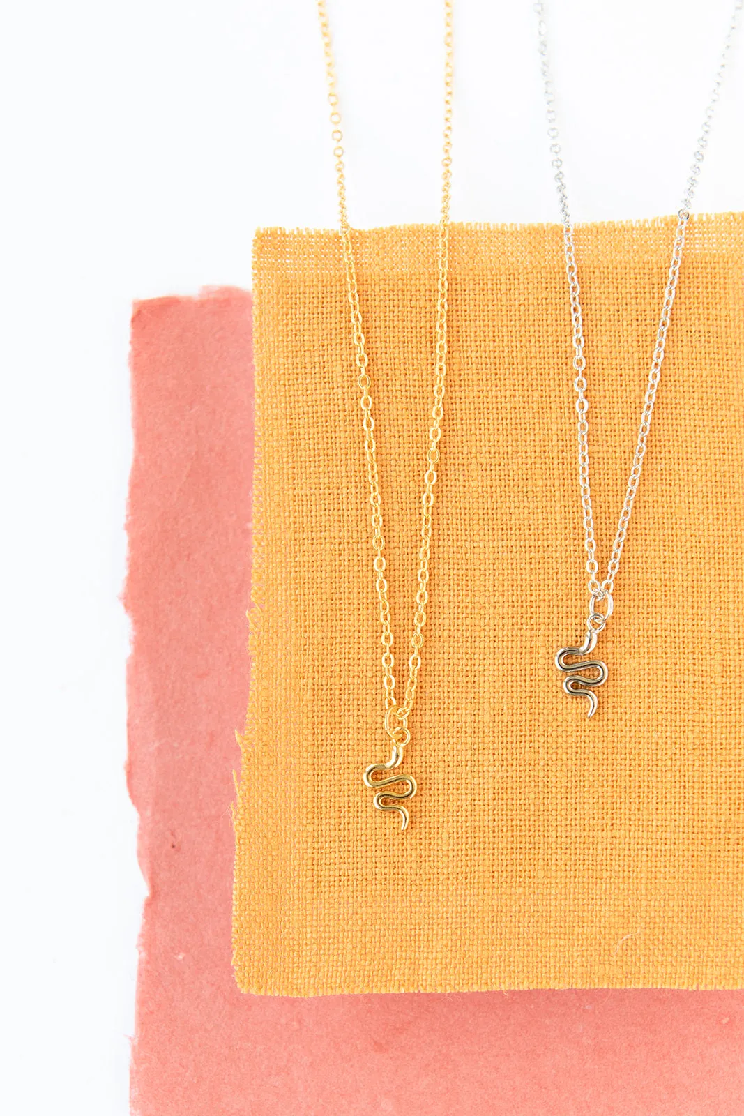 Snake Reptile Charm Necklace