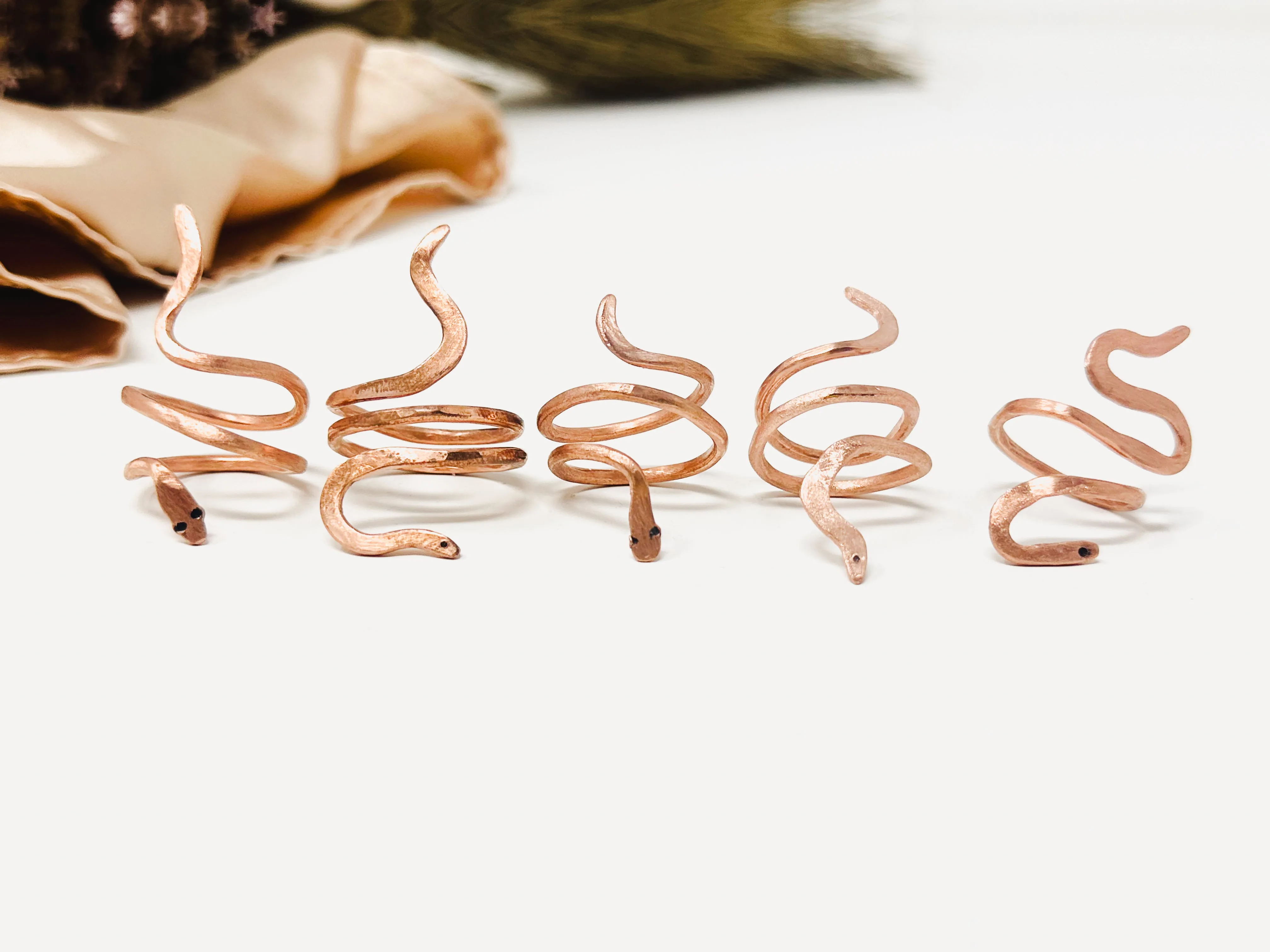 Snake Ring- Copper Ring