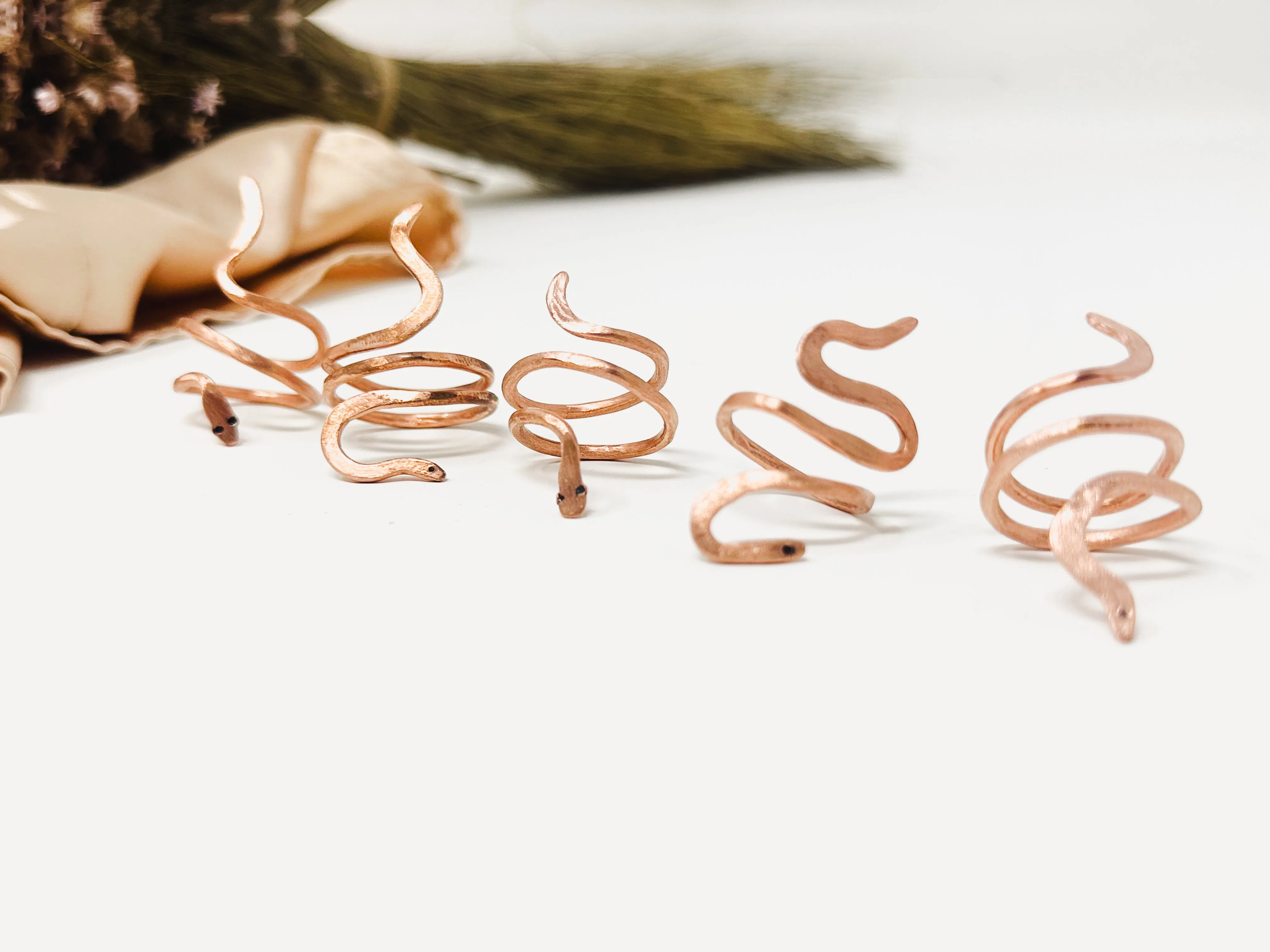 Snake Ring- Copper Ring