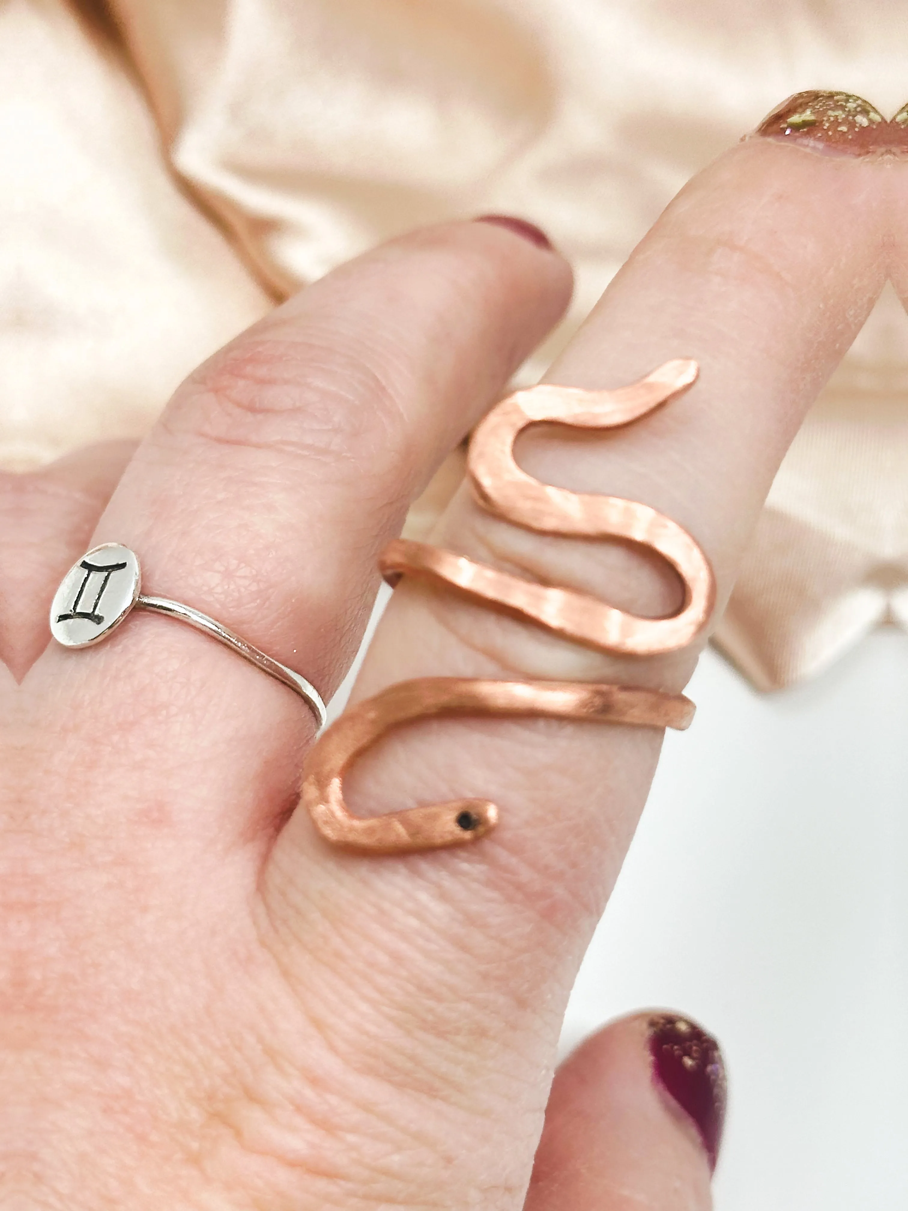 Snake Ring- Copper Ring