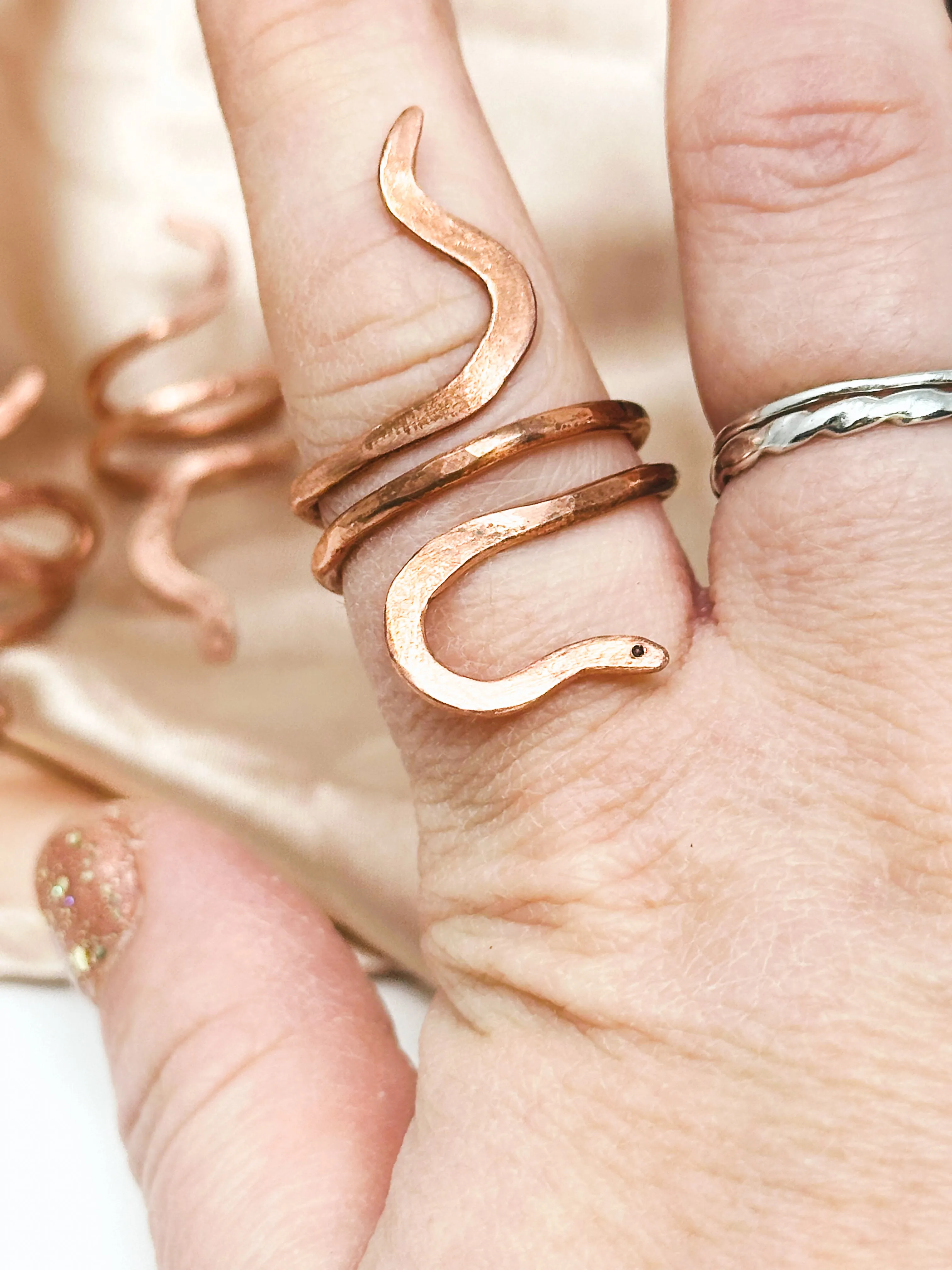 Snake Ring- Copper Ring
