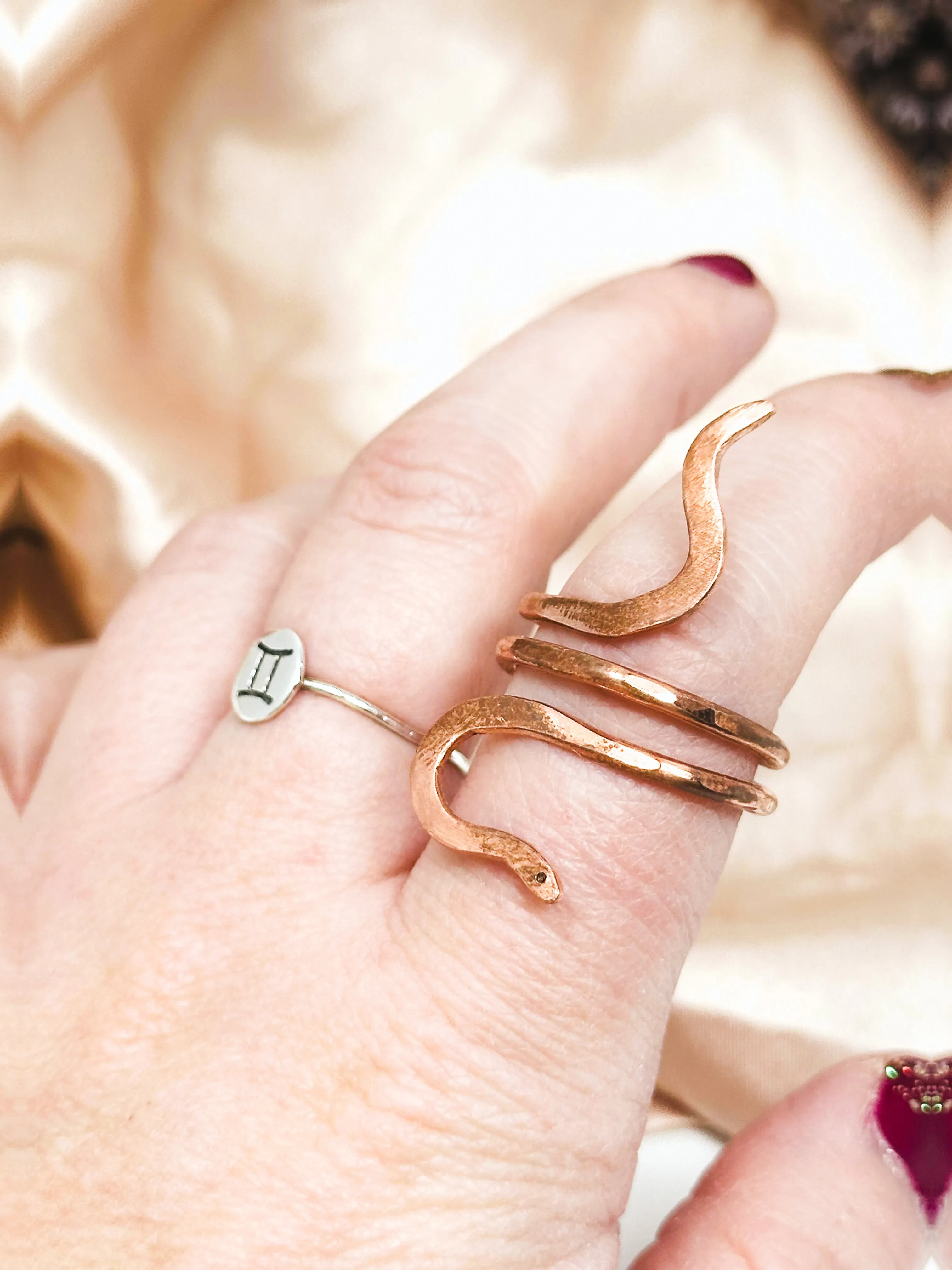 Snake Ring- Copper Ring