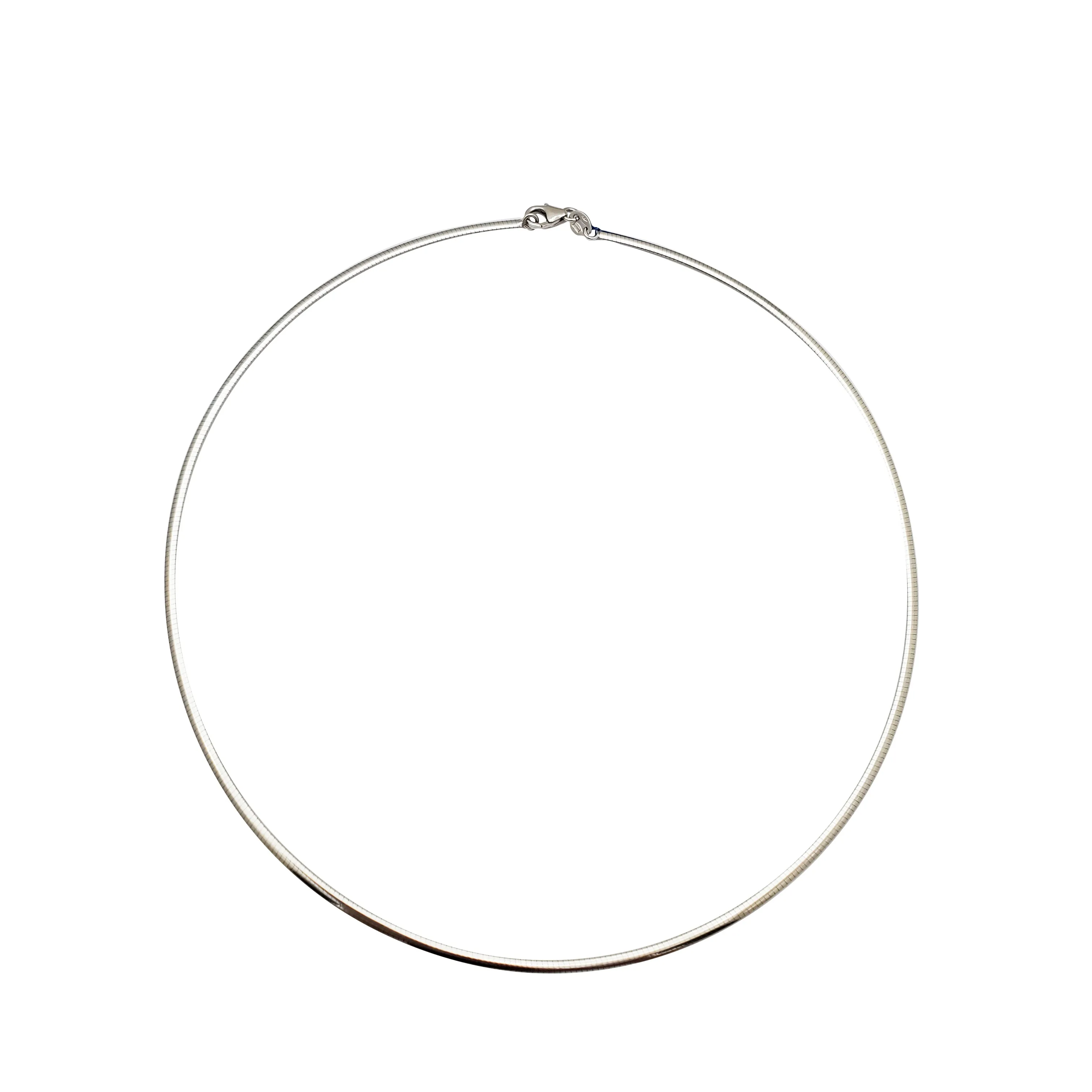 Snake Round Omega Necklace (18K)