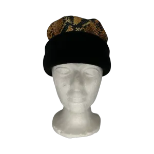 Snake Skin Fleece Hat