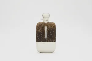 Snake Skin Sterling Silver Flask