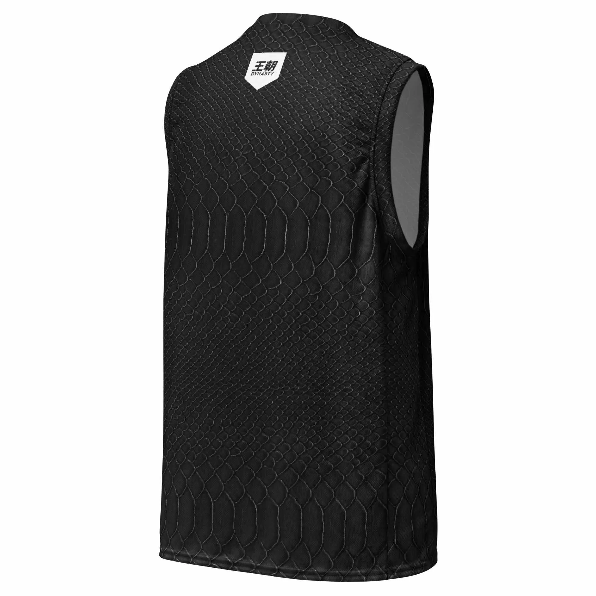 Snake Skin Tank Top Training Jersey (Black)