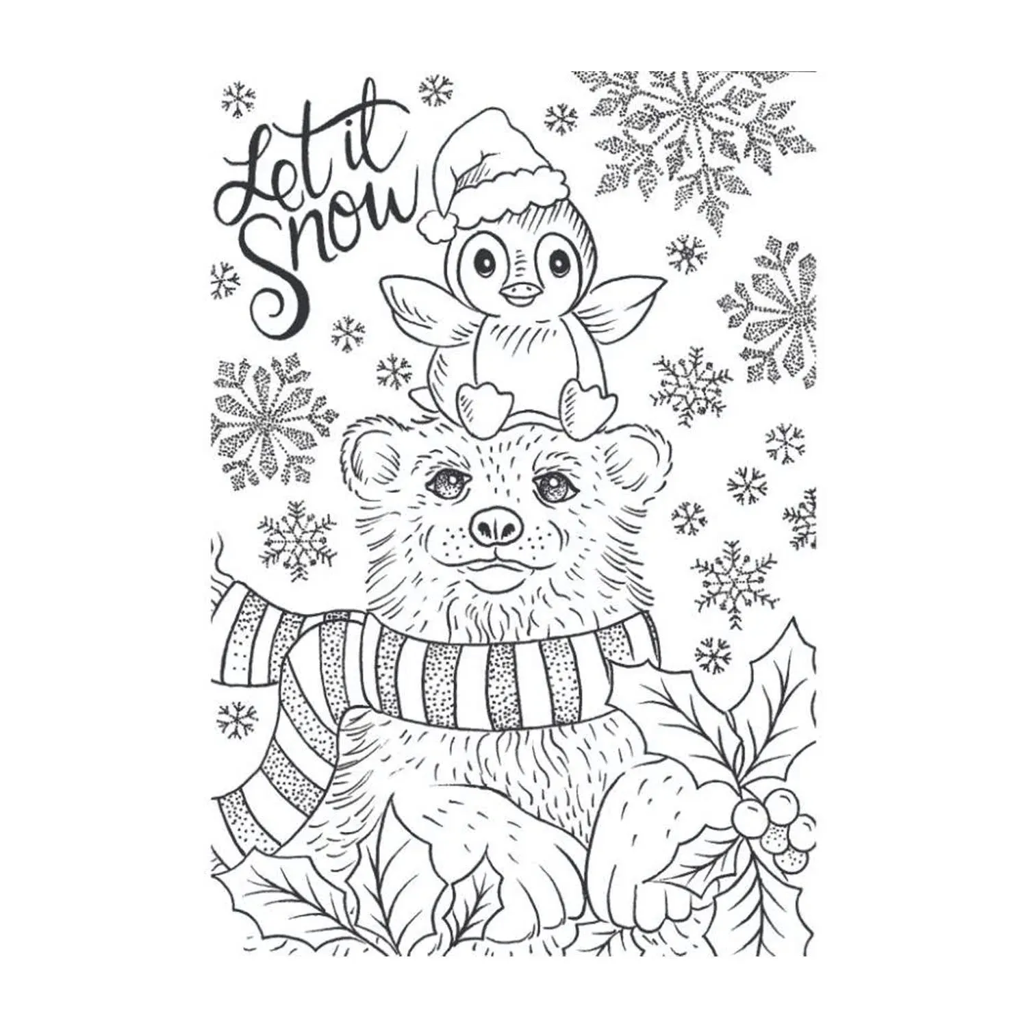 Snow Buddies A6 Clear Stamp by Creative Expressions
