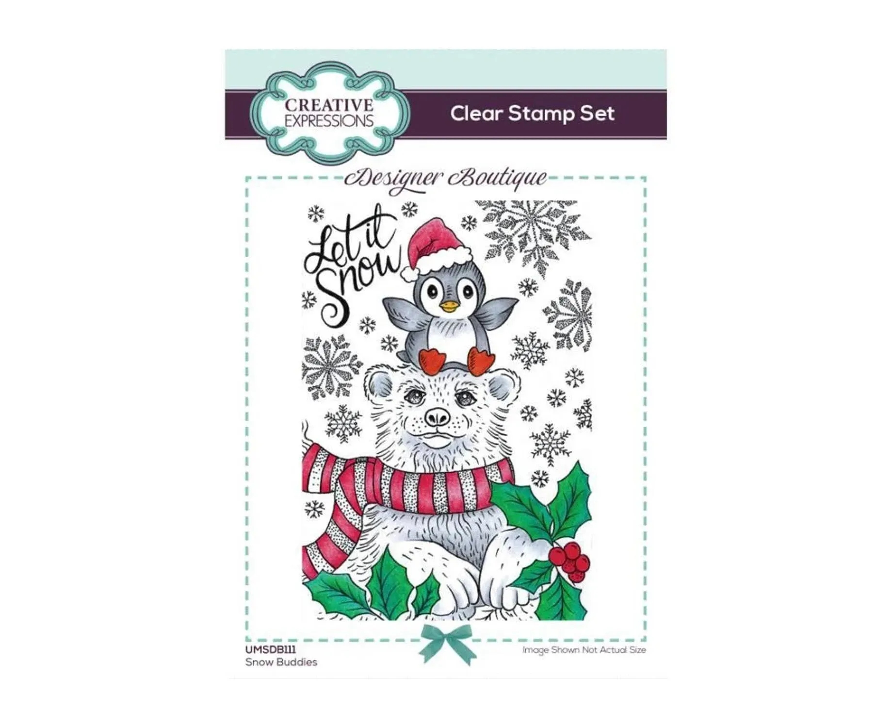 Snow Buddies A6 Clear Stamp by Creative Expressions