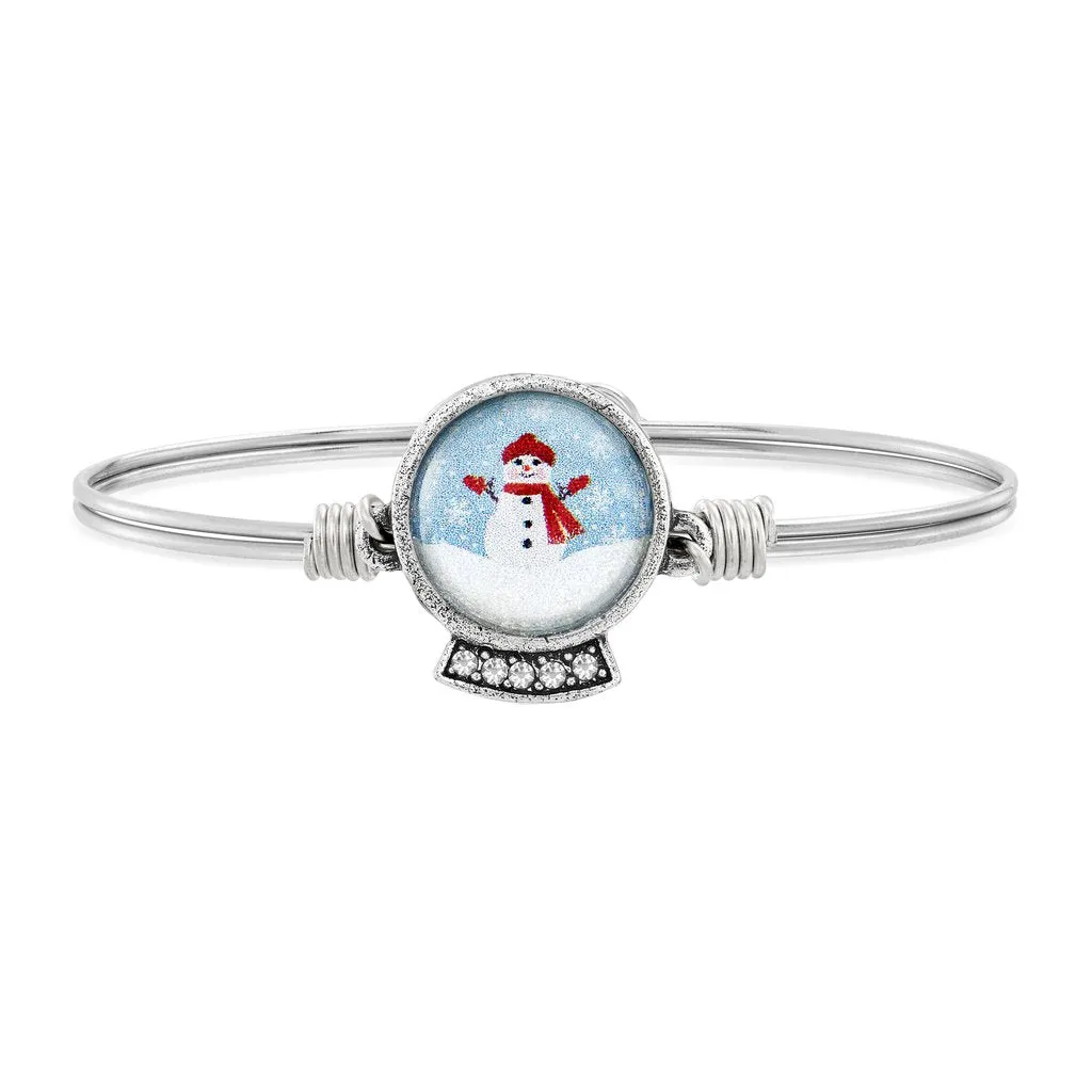 Snow Globe Bangle Bracelet
