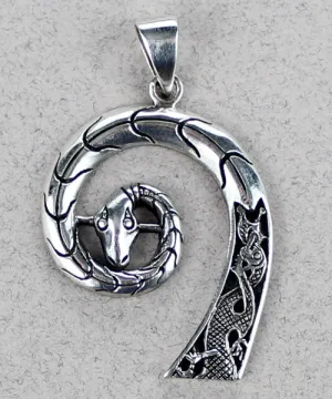 Spiral Snake Pendant