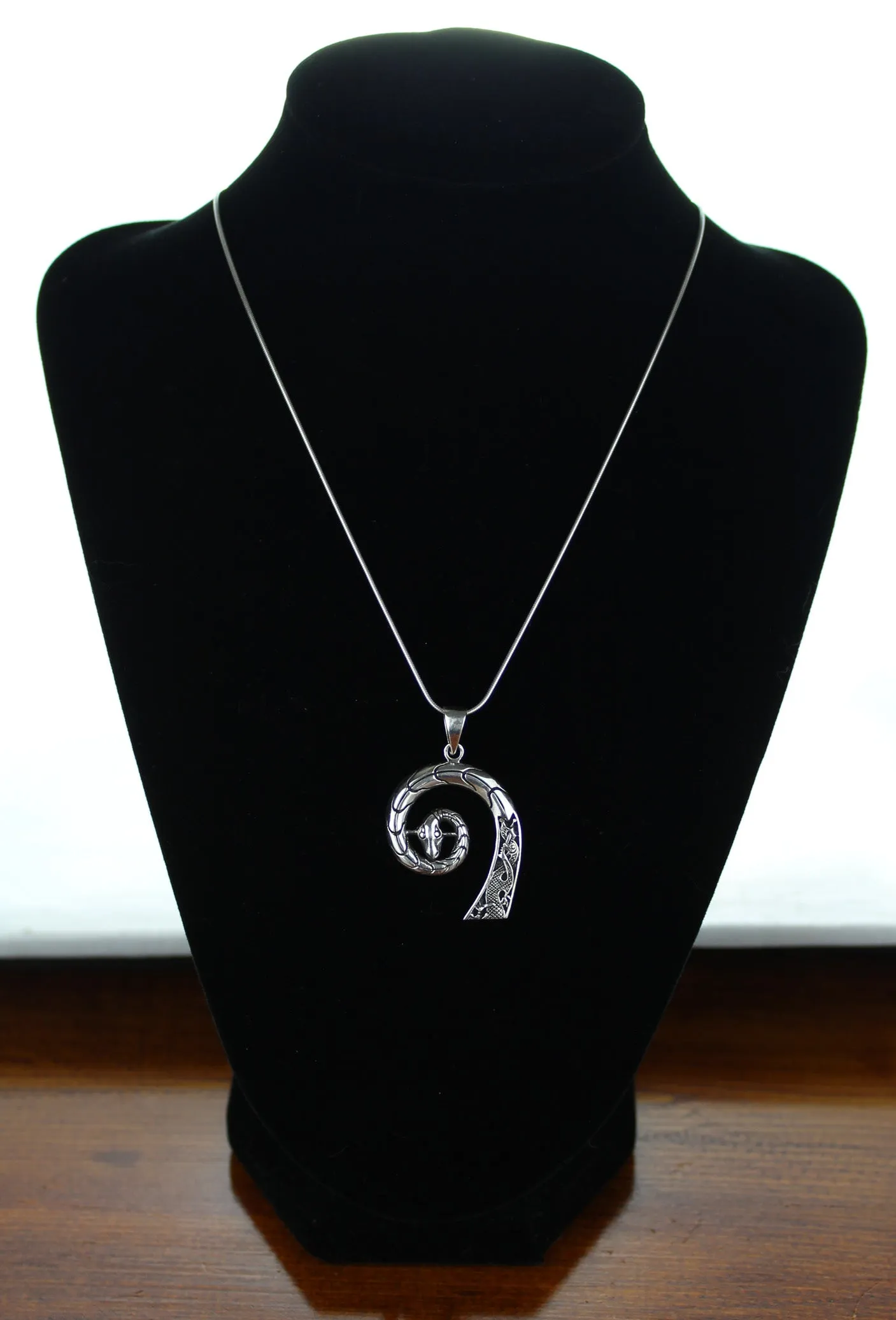 Spiral Snake Pendant