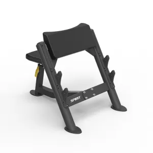 Spirit Fitness Preacher Curl Warning Decal