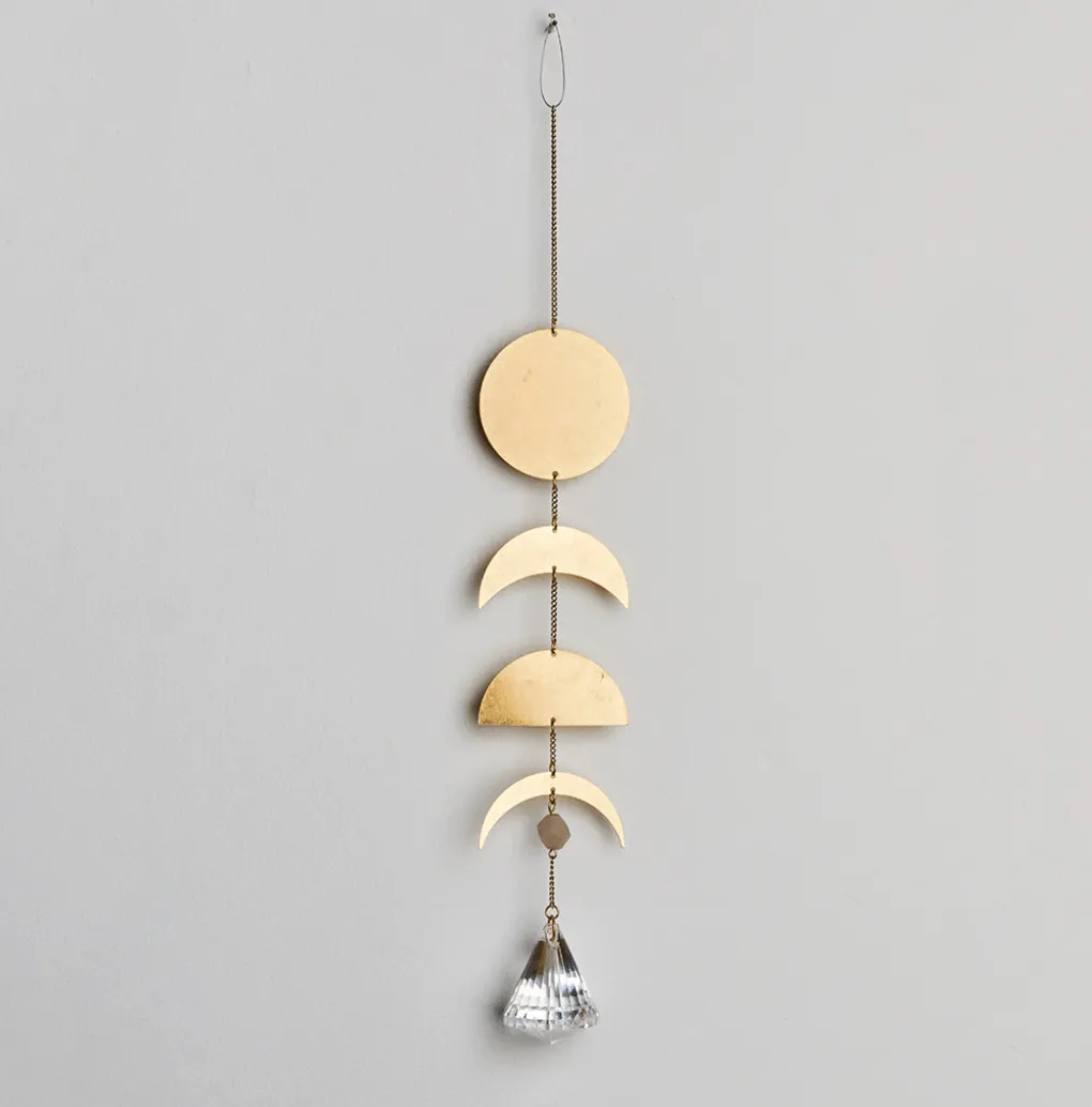 Suncatcher- Moon Phase/Moonstone