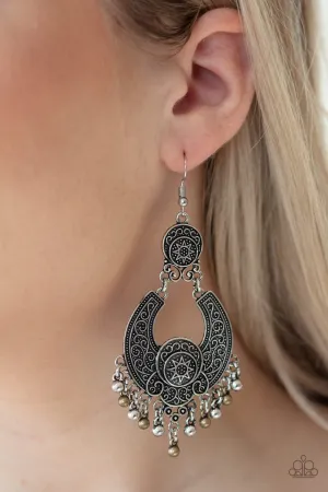 Sunny Chimes - Multi Paparazzi Earrings