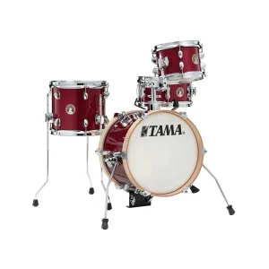 TAMA LJK44S-CPM Club-JAM Flyer 4-Piece Shell Kit ONLY w/ Single Tom Holder, Candy Apple Mist