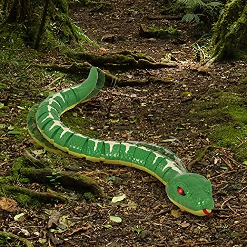 Terra by Battat Remote Control Emerald Tree Boa - Electronic Snake Toy for Kids Ages 6 
