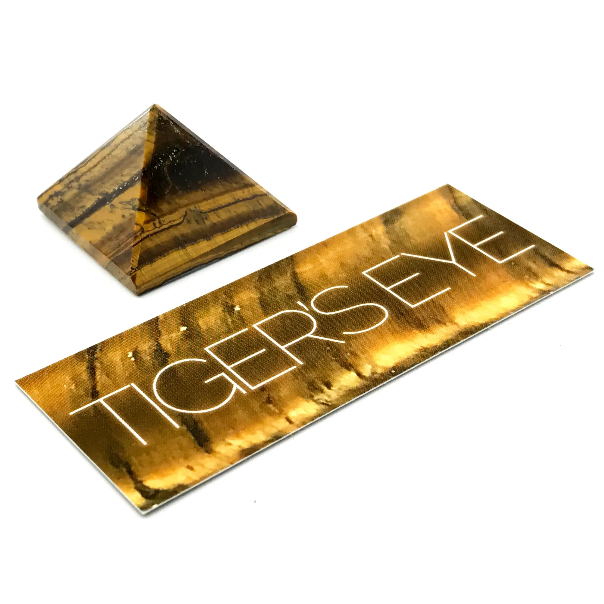 Tiger's Eye Pyramid Stone Set