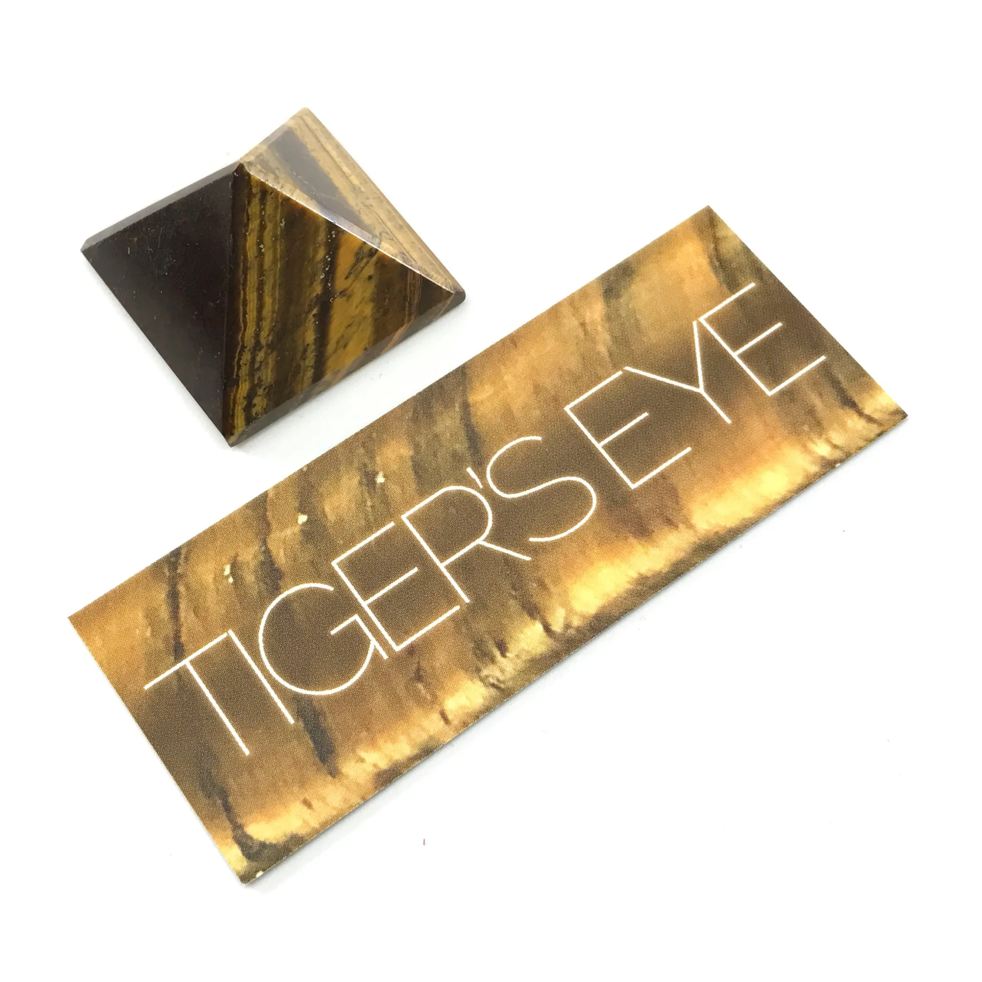 Tiger's Eye Pyramid Stone Set