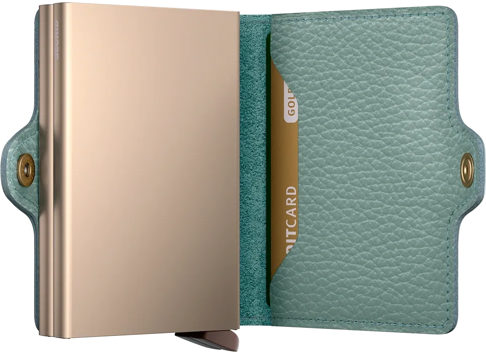 Twinwallet Pebble Sea Green