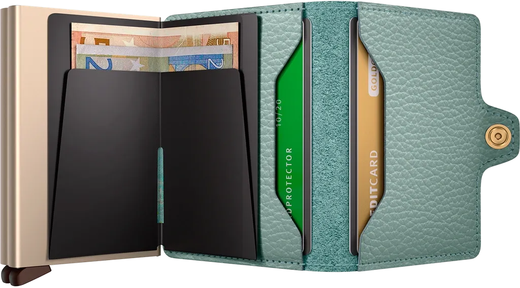 Twinwallet Pebble Sea Green