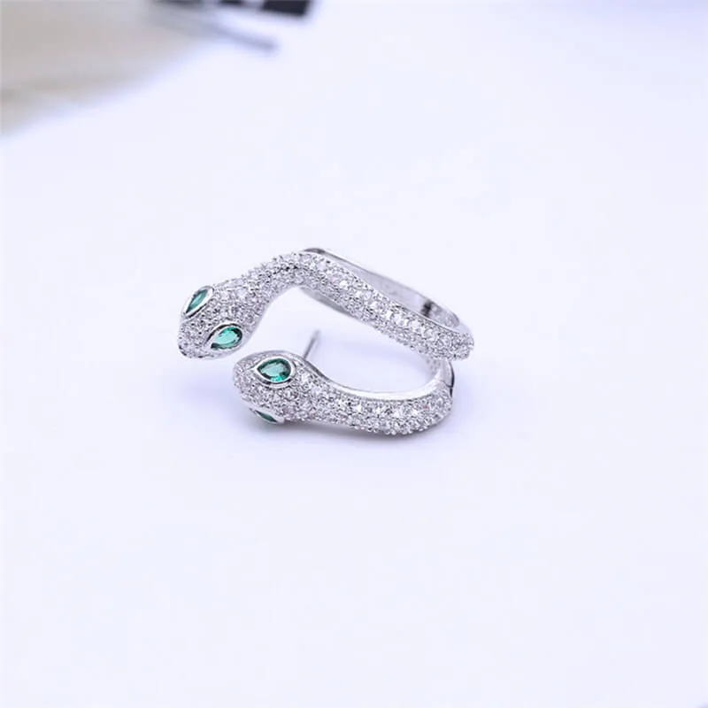 Two-Headed Snake Ear Cuff