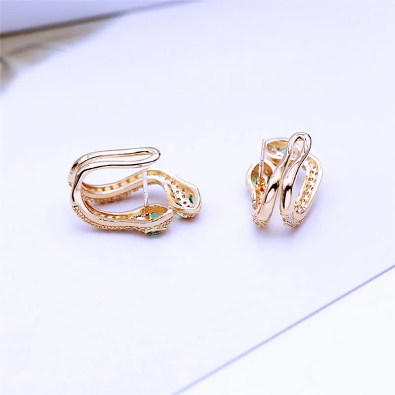 Two-Headed Snake Ear Cuff
