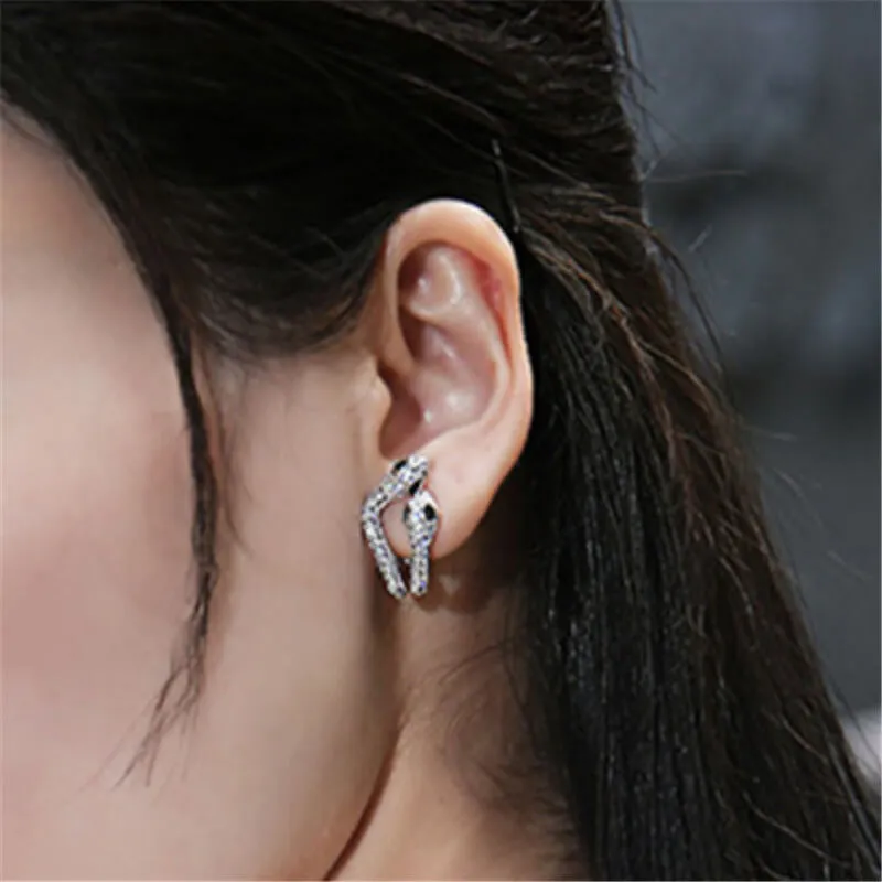 Two-Headed Snake Ear Cuff