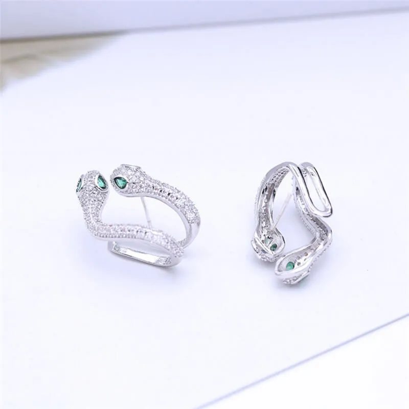 Two-Headed Snake Ear Cuff
