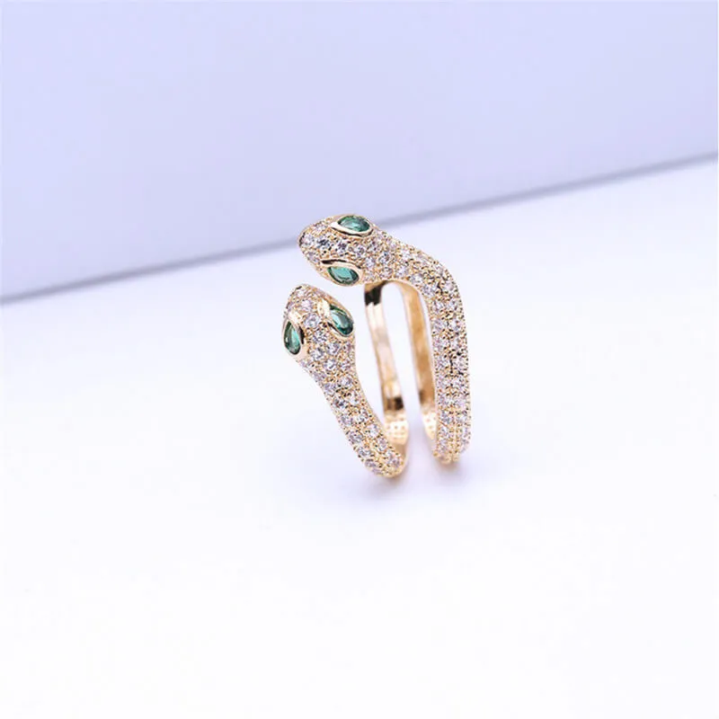 Two-Headed Snake Ear Cuff