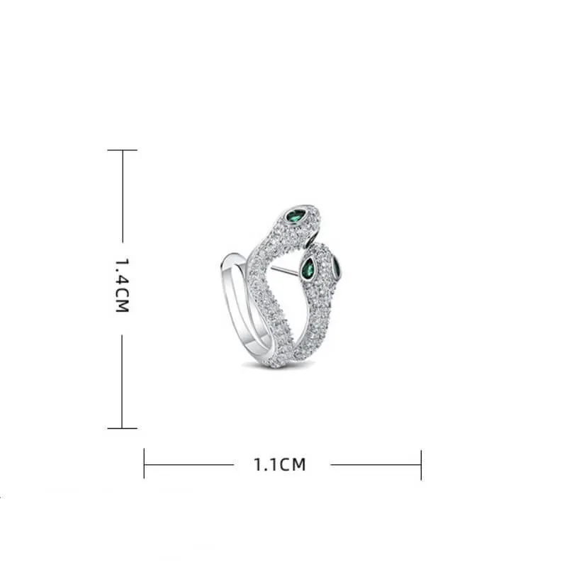 Two-Headed Snake Ear Cuff