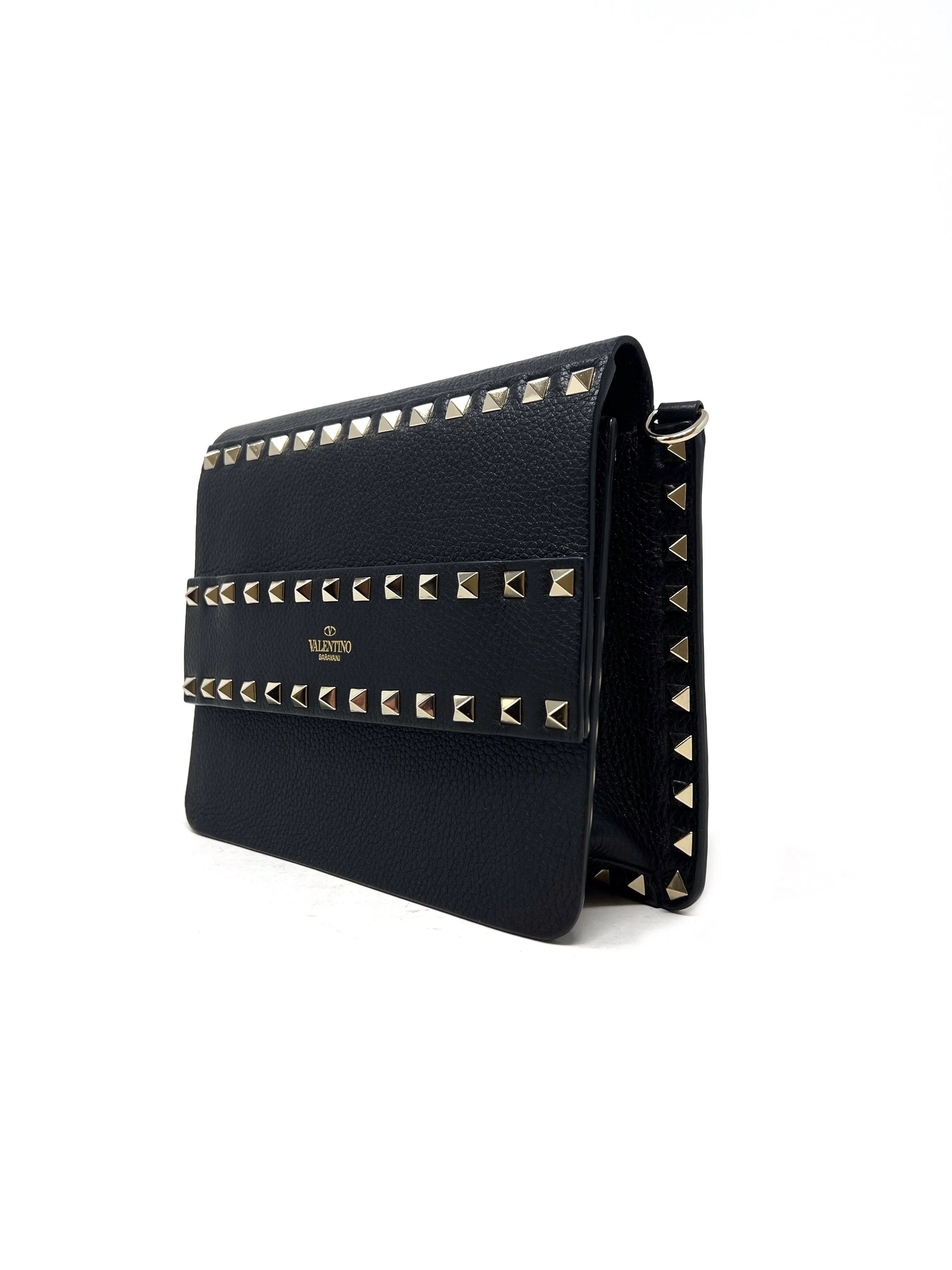 Valentino WDB! Rockstud Grainy Calf Crossbody Bag