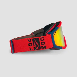 Volcom Attunga Snow Goggles Crimson/Cobalt/Red Chrome   Bonus Lens Rose