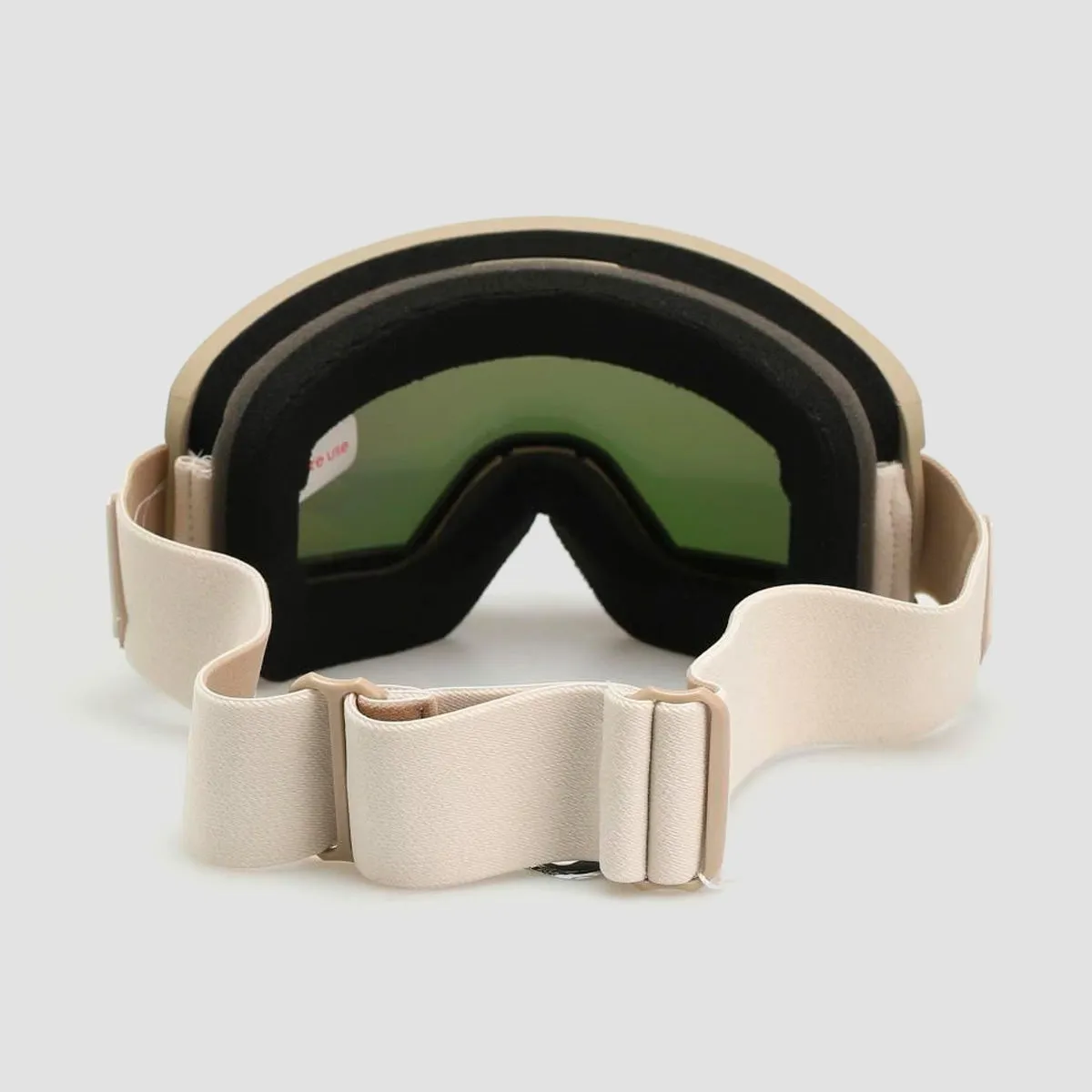 Volcom Garden Snow Goggles Khakiest/Sand/Pink Chrome   Bonus Lens Yellow