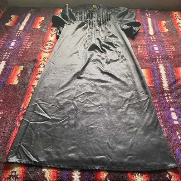 VTG llise Stevens House Dress Long Robe. Small. USA. Polycotton. Machine Wash.
