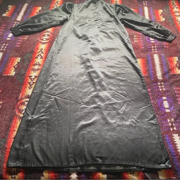 VTG llise Stevens House Dress Long Robe. Small. USA. Polycotton. Machine Wash.
