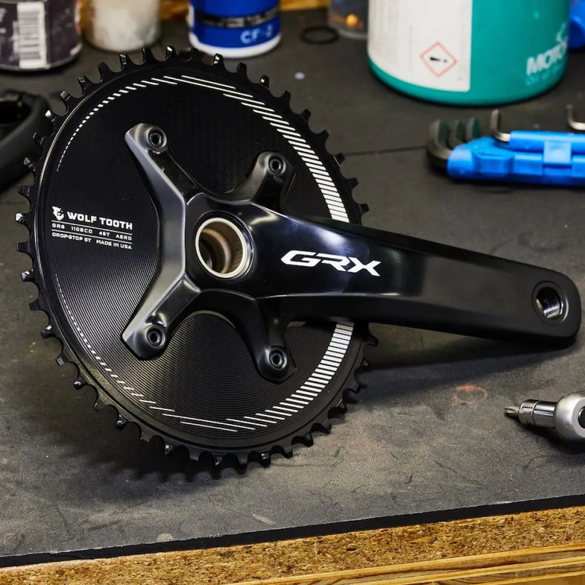 Wolftooth Shimano GRX HG  Aero 1X Drop-Stop ST Chainring