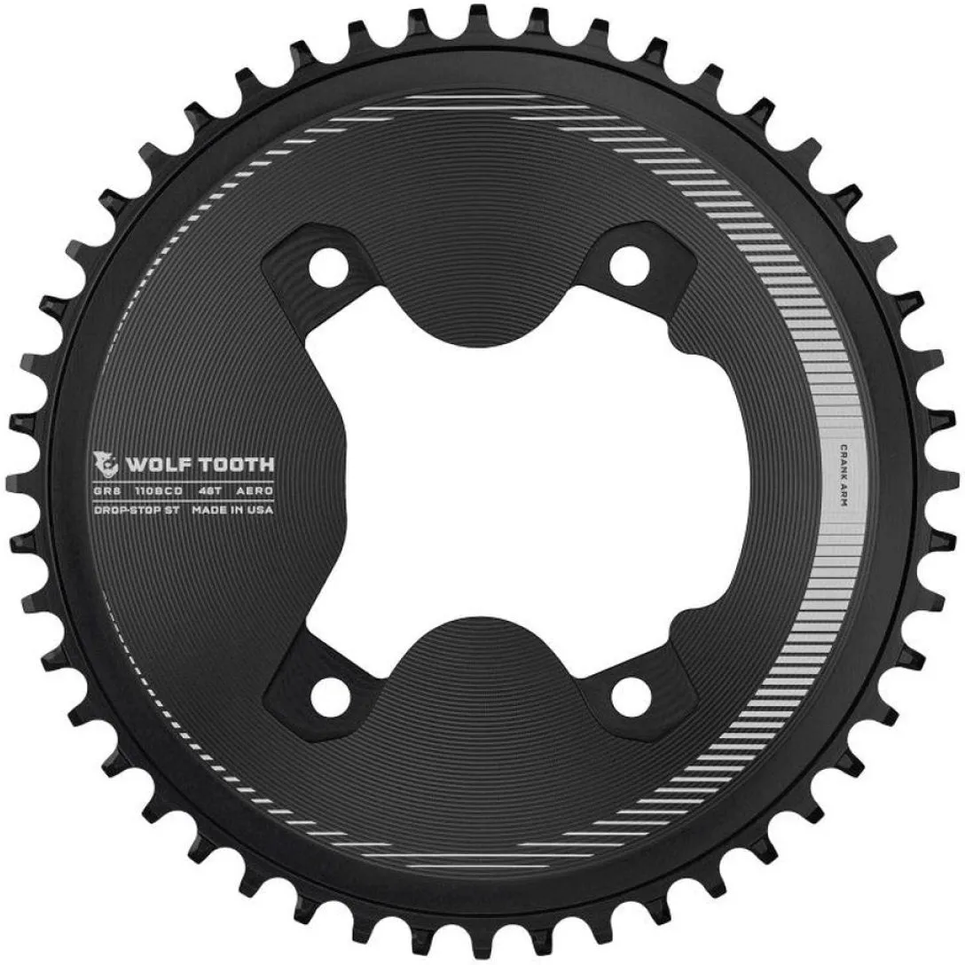 Wolftooth Shimano GRX HG  Aero 1X Drop-Stop ST Chainring