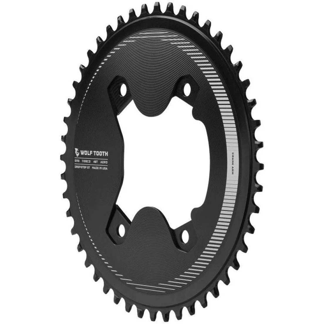 Wolftooth Shimano GRX HG  Aero 1X Drop-Stop ST Chainring