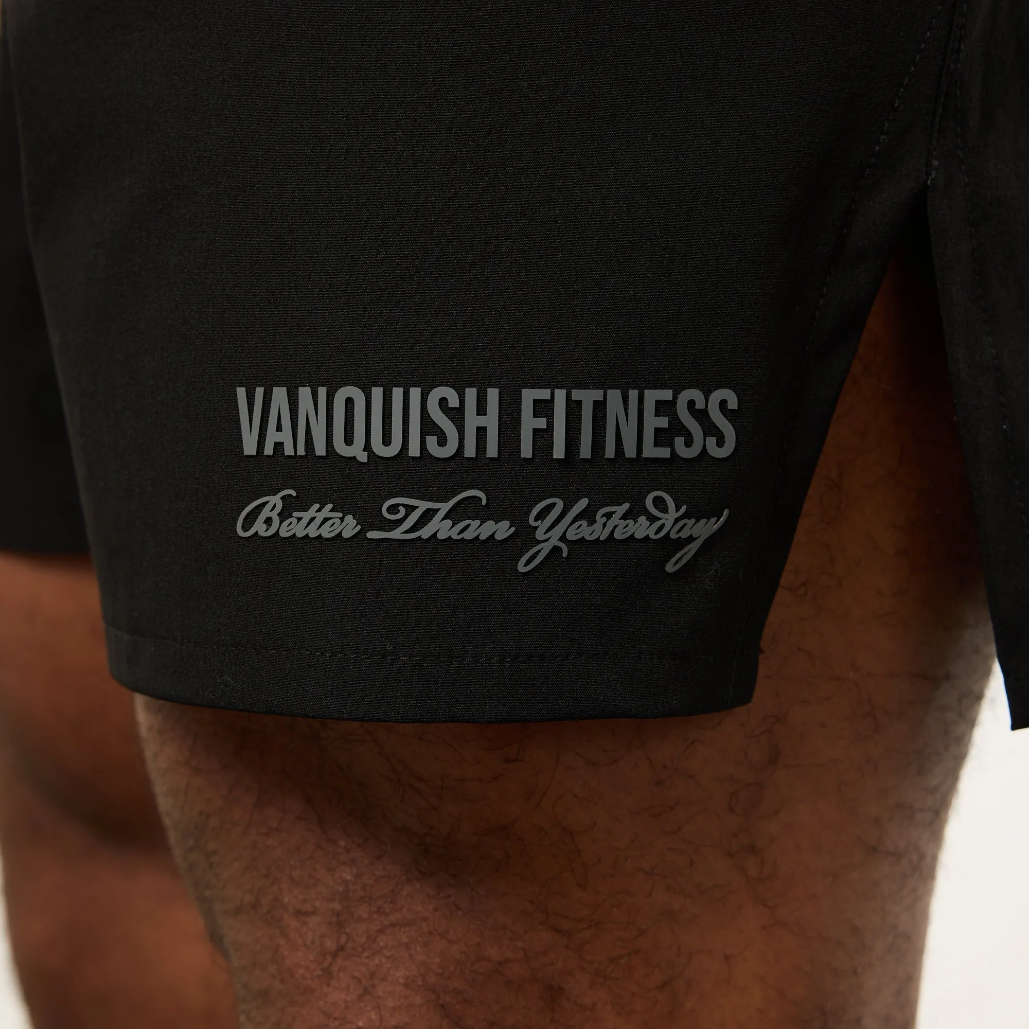 【XXLのみ】VANQUISH FITNESS Signatureモデル ブラック ウーブン ショーツ 国内発送