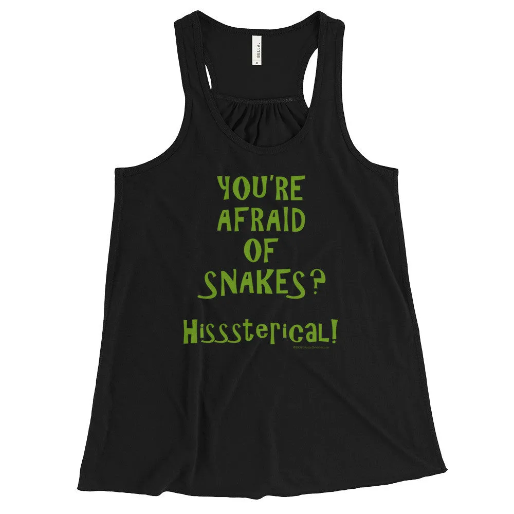 You're Afraid of Snakes? Racerback Tank Top