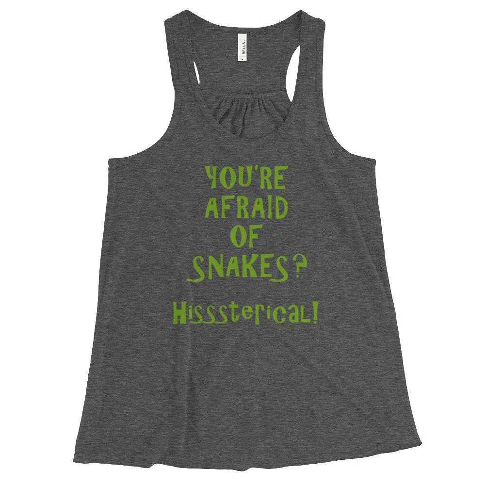 You're Afraid of Snakes? Racerback Tank Top