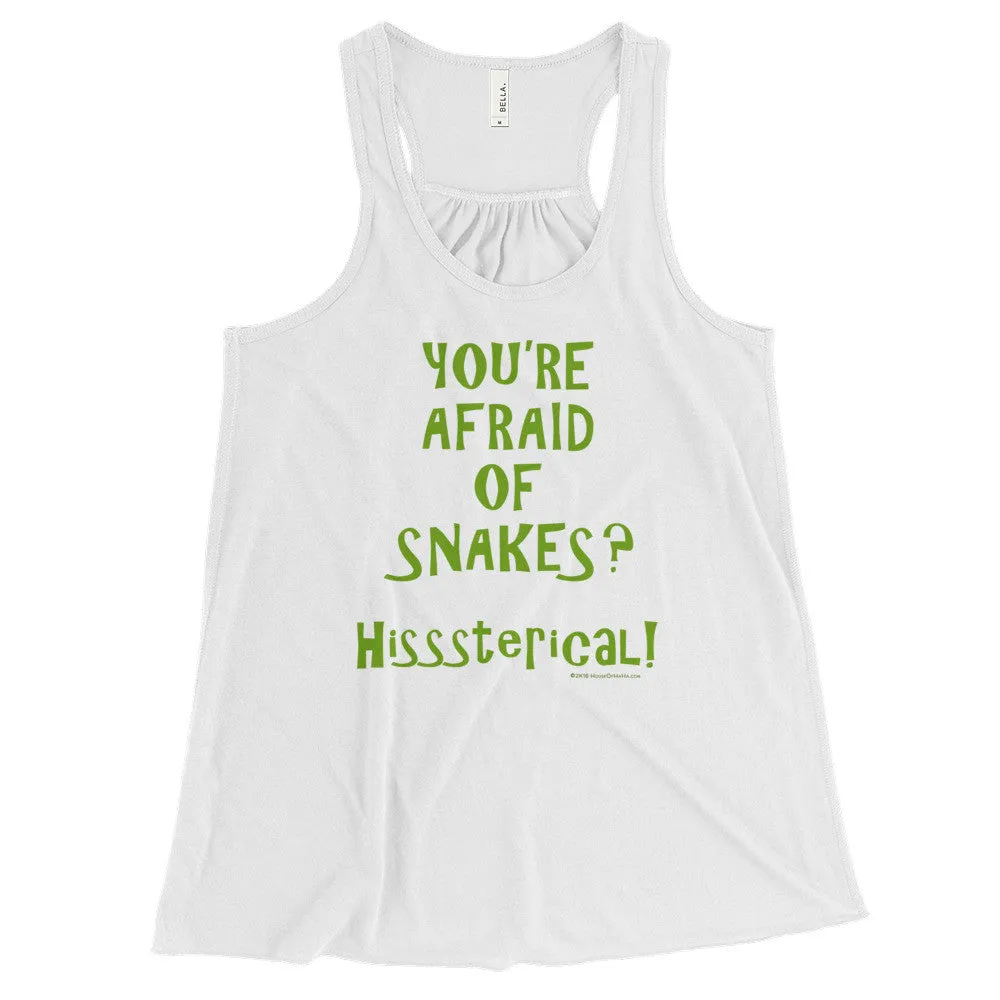 You're Afraid of Snakes? Racerback Tank Top