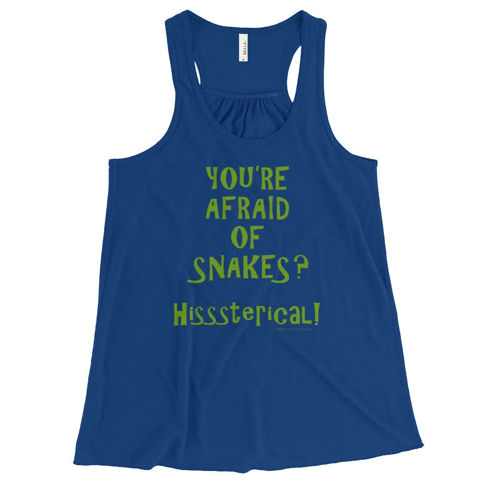 You're Afraid of Snakes? Racerback Tank Top