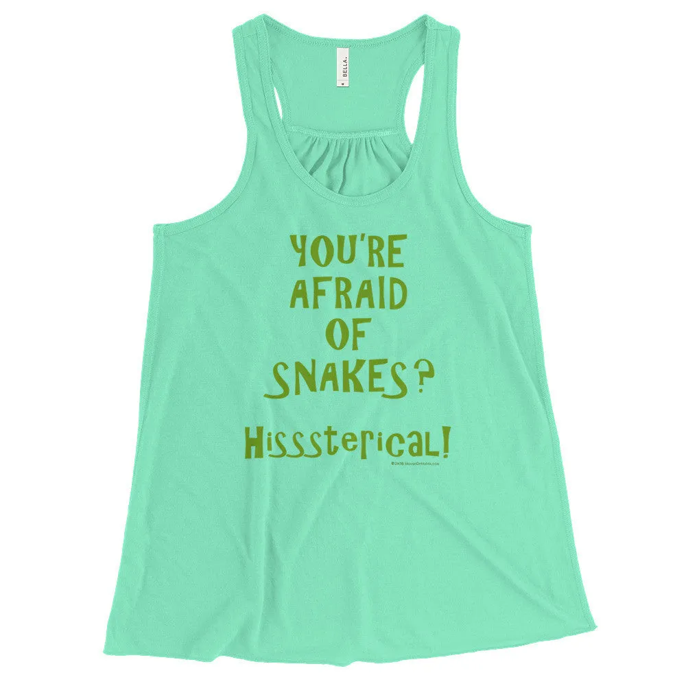 You're Afraid of Snakes? Racerback Tank Top